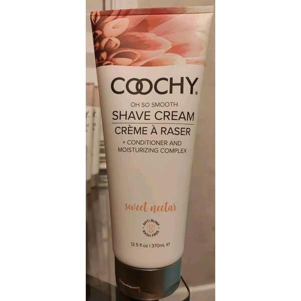 Coochy Shave Cream, Conditioner Moisturizing Complex. 12.5 Fl Oz  Sweet Nectar