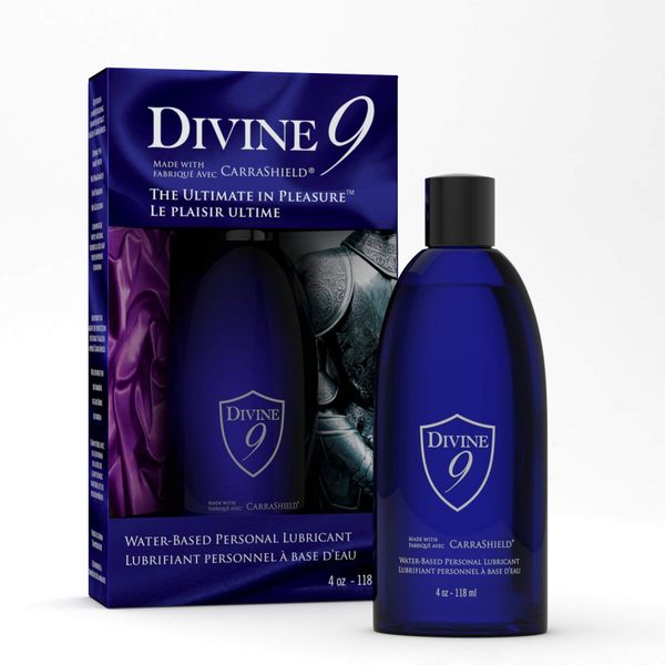 Divine 9 Personal Lubricant made with CarraShield