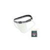 MM Edition Men's Supporter Jockstrap, White/Grey, M
