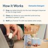 BLUELAND Plastic-Free Dishwasher Detergent Tablets, 120 Count, Unscented