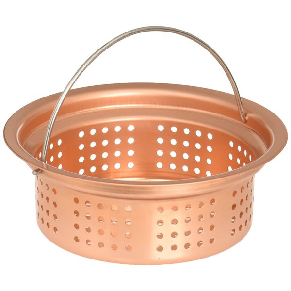 Wahei Freiz SUI Gut SUI-6090 Drain Strainer, Sink Accessory, Pure Copper, Shallow Type, 2.0 inches (5 cm), Made in Japan