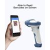 Inateck 2D Wireless Barcode Scanner 2.4Ghz GS1 Barcode Reader Gun Bluetooth 5.0