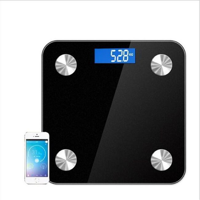 Bluetooth Body Fat Scale | Accurate Weight BMI Analyzer | Mini Tool | Premium