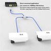 PoE Splitter Combiner for Security Camera Cable,2-in-1 POE Splitter Network Cable Connector