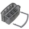 SPARES2GO Cutlery Basket compatible with Neff Dishwasher (Grey)