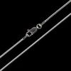CrystalAge 925 Silver Chain - Round Snake, Light Gauge - JCSL1-16"
