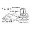 [Generic Product] Yanmar B27 blade cylinder seal kit