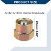 Hihaha Fuel Injector Cap Block Off Tool/for Car/Metal / 2 Pcs Copper