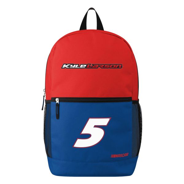 FOCO NASCAR Kyle Larson Big Logo Colorblock Backpack