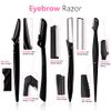 Molisaka Eyebrow Razor Pack, Multipurpose Dermaplaning Face Razors for Women Facial Hair Removal/Exfoliating/Eyebrow Face Shavers/Peachfuzz, Bulk Straight Eyebrow Trimmers Beauty Products for Women