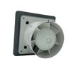 AirTech-UK Bathroom Extractor Fan 100 mm / 4" Silver Neo Front Panel with Pull Cord
