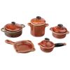 1:12 Dollhouse Miniature Rustic Cookware/Set/9 AZ B5099