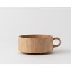 taffeta soup cup horn (rubberwood)