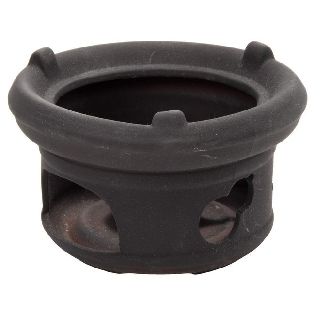 陶板 Black/Wheel Wind Stove [15 x 9.5 cm] Kagurazaka Inn 和食 Charger Restaurant Commercial