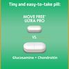 Move Free Ultra Pro with Quadruple Action Joint Support - Type 2 Collagen MSM Calcium Fructoborate & Manganese - Supports Joint Cartiliage Bone Connective Tissue, 120 Tablets (30 servings)