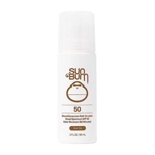 Sunbum Mineral Sunscreen Roll-on Lotion Broad Spectrum SPF50 3 oz v