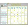 White Star Shape Stickers 0.50 Inch 1,000 Adhesive Labels