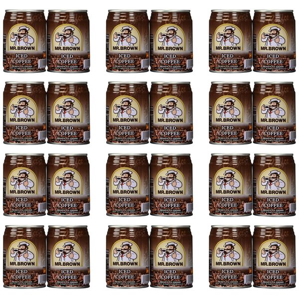 Mr. Brown Iced Coffee, 8.12-Ounce (Pack of 24)