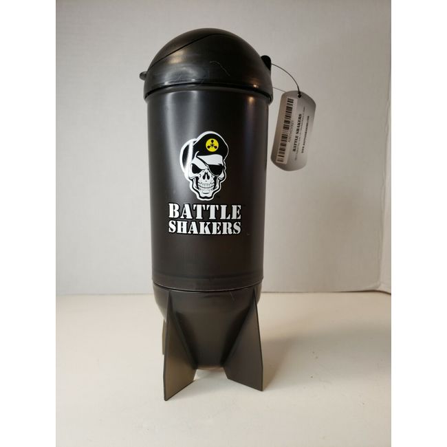 BATTLE SHAKER Missile Water Bottle Powdered Supplements Workout Shaker 20 Ounce