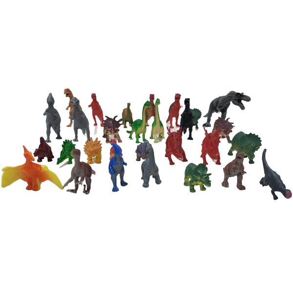 R & S LIMITED Boley: Dinosaur Figure Bucket - 40pc Playset - 28 Dino Figurines & 12 Accessories, Prehistoric Play Mat, Storage Bucket, Jurassic Toy, Kids Ages 3+