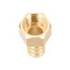 sourcing map Brass Hose Barb Fitting Connector, 10mm Barb G1/4 Female Thread Pipe Adapter, 2Pcs
