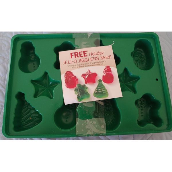 NWT Set of 3 Jello Jigglers Christmas Happy Holidays Jello Molds