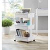 3-Tier Rolling Laundry Cart Plastic Multi-Purpose Storage Organizer Home Office