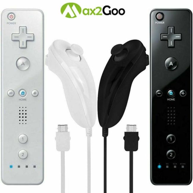 Wii Wireless Remote Gamepad Controller for Nintend Wii and Wii U, with Silicone Case and Wrist Strap(No Motion Plus),White