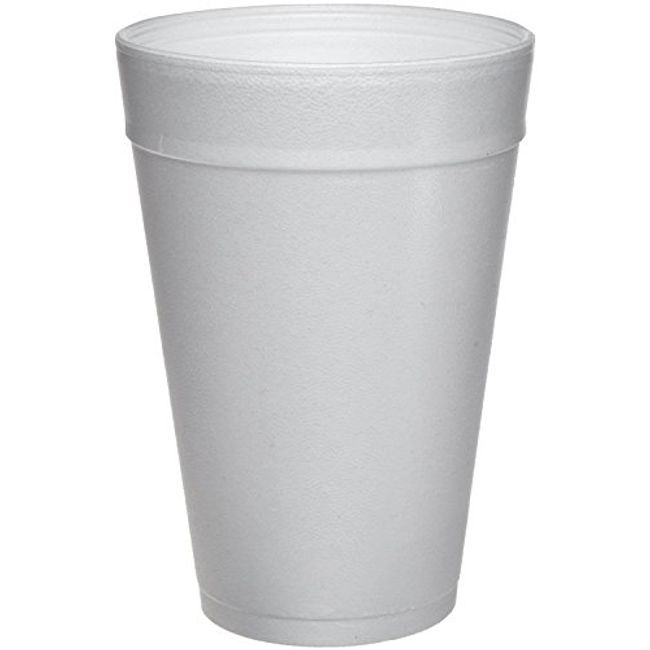 Dart 20J16 20 oz. White Foam Cup - 25/Pack