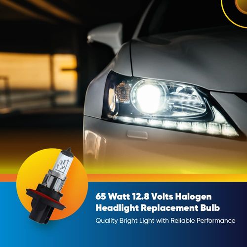 Technical Precision Replacement for Sylvania 64178 55/65 Watt Halogen Headlight Bulb with P26.4T Base - 12.80 Volts - T4-4 Inch - 1 Pack