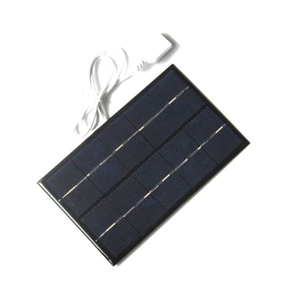 ZONADAH 2W 5V Mini Solar Panel Kit, USB Port, Batter Charger, DIY Home, Science School Projects, Camping,Fishing, Hiking Outdoor Garden Led Light Charging tools