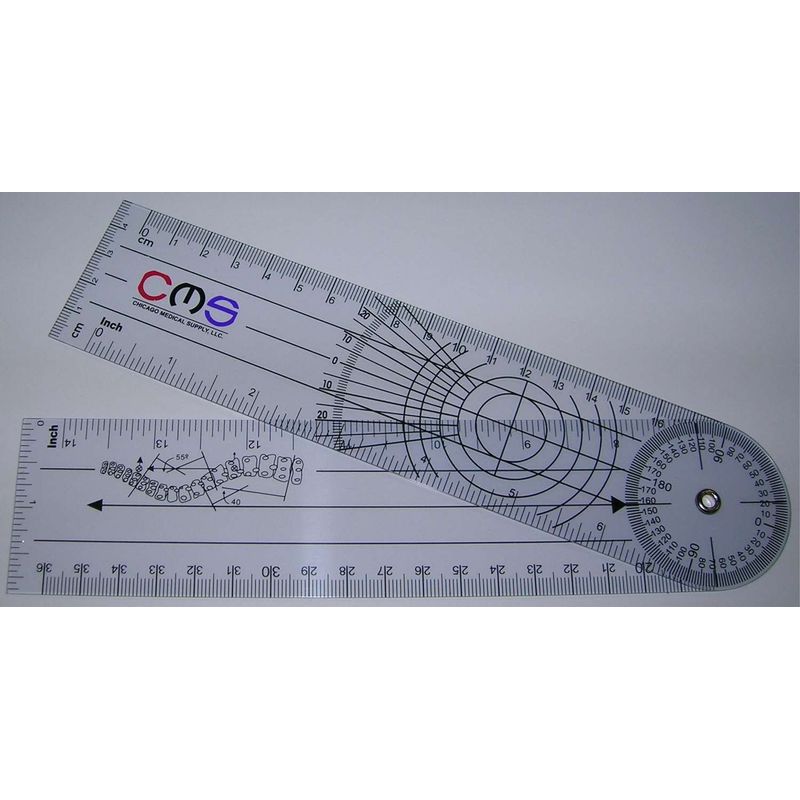 CMS Spinal Goniometer 360 Degree Axis & Range of Motion Patient ...