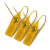 Yellow 220mm Plastic Security Seals. High Strength Numbered Tags Pull Ties Anti-Tamper (500)