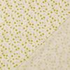 Cotton Double Gauze Muslin Fabric Material Flowers Mustard Sample