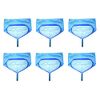 6 Pack Big Deep Leaf Double Net Skimmer with Aluminum Frame Include Plastic Cover