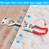 6 Pack Adjustable Toggle Latch Clamp Quick Release Pull Latch for Tool Box