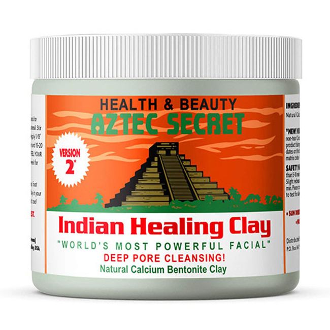 <br />[Express Delivery] Aztec Secret Indian Healing Clay 1 lb Indian Healing Clay 454g<br /> Mud pack, pores, blackheads, additive-free, home beauty salon