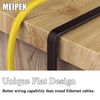 Black Cat6 Ethernet Cable - 50m Extra Long Slim Network Gigabit 250Mhz LAN Patch Cable for Modem Router