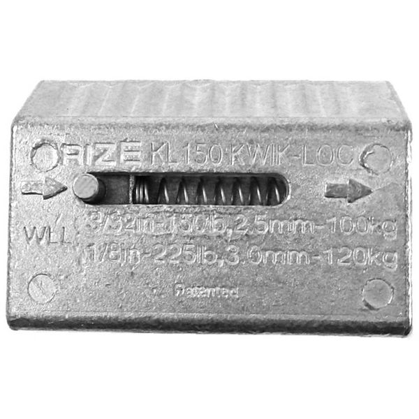 Nissa Chain Y-292 Reese Lock for Wire Rope Diameter 0.1 - 0.1 inch (2.5 - 3.0 mm)