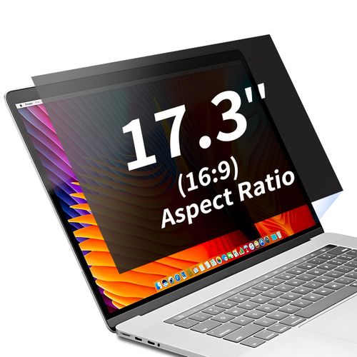 Seorsok 17 Inch 16:9 360°Laptop Privacy Screen Protector,Anti Peeping and Anti Blue Light Laptop Privacy Shield,Anti Glare Screen Protector Reduce Eye Strain & Eye Protection