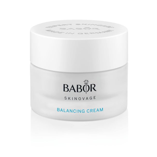 BABOR SKINOVAGE Balancing Cream, Gesichtscreme für Mischhaut, Mattierende Feuchtigkeitspflege für ebenmäßigen Teint, Anti-Aging, 50 ml