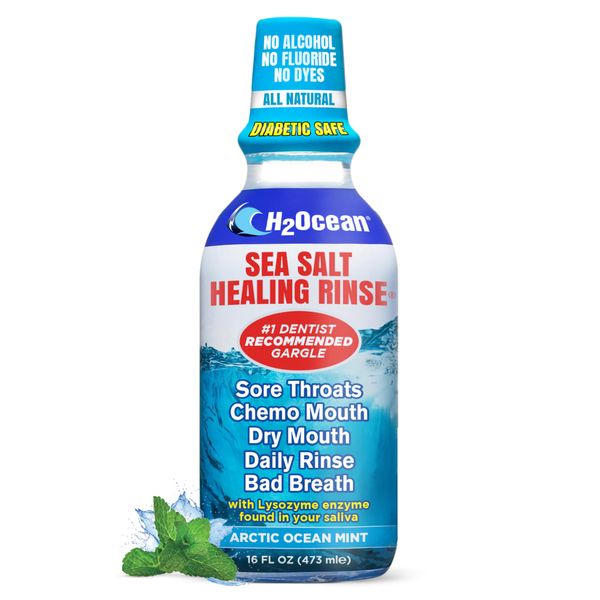 H2Ocean Arctic Ocean Rinse Mouthwash, 16 Fluid Ounce
