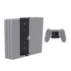 HIDEit Mounts 4P Bundle, Wall Mounts for PS4 Pro and Controller, Steel Mounts for PlayStation 4 and One Rubber Dipped Controller Mount