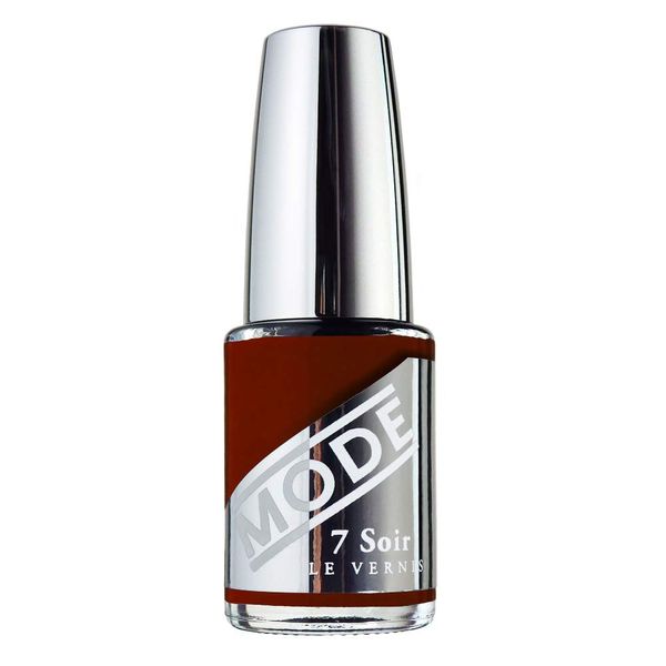 MODE Brown Red Oxblood Nail Polish LEATHER VAULT High Performance Nail Lacquer, Long Wearing, Chip Resistant Strength, 10-Free Nourishing Protection, Vegan, Cruelty Free, Made in NY