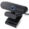 ELECOM Webcam with Built-in Microphone (Compatible with Mac/Windows 11) Black UCAM-C820ABBK [Wired] UCAMC820ABBK