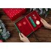 Olight Arkfeld Pro Snowflake Green CW & Oclip Snowflake Red Gift Set