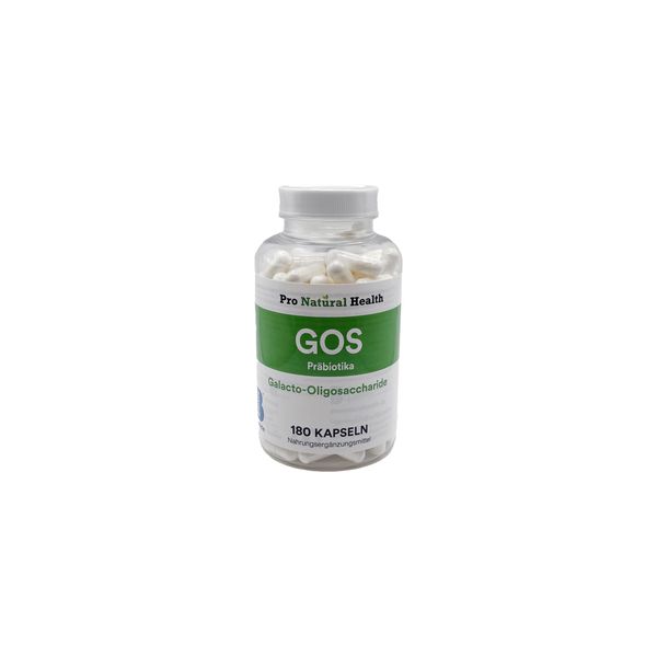GOS - Galacto-Oligosaccharide 180 Kapseln - Made in Germany - Hochreines Präbiotika - prebiotisches Nahrungsergänzungsmittel ohne Zusätze - 100% Natürlich - BIOTIS Inside