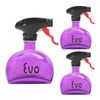 Evo Glass Non Aerosol Oil Sprayer Bottle for Cooking Oils 3 Pack 6oz Purple