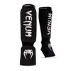 Venum, Kontact Shin Guards, Men's, XL, Black/Silver