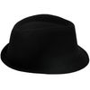 Hawkins Hats Classic Plain Black Trilby hat (58cm)